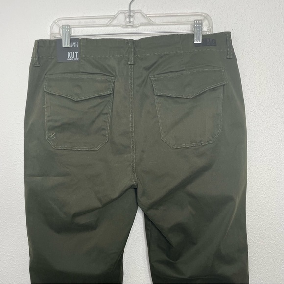 New KUT from the Kloth Green Ankle Straight Leg size 16 - Picture 8 of 13